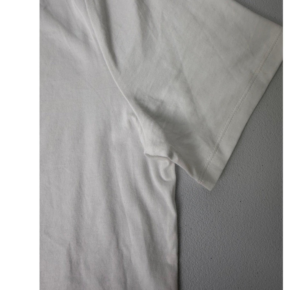 Michael Kors Womens White Studded Grommet KORS Logo T-Shirt Short Sleeve Size L - Picture 6 of 7